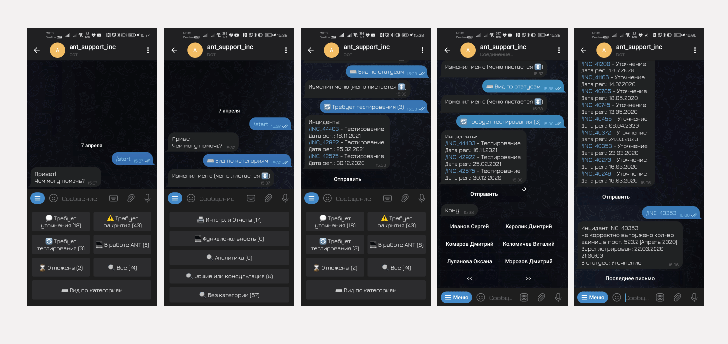  «АНТ Технолоджис» усиливает техническую поддержку и выводит Telegram-бота на передовую