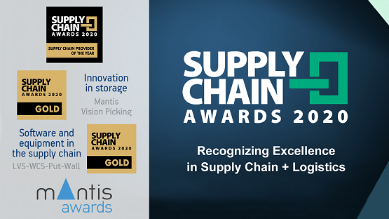 Top 3 awards for MANTIS at Supply Chain Awards